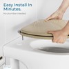 SANILO Wooden Toilet Seat with Soft Close [ROUND] - Decorative,