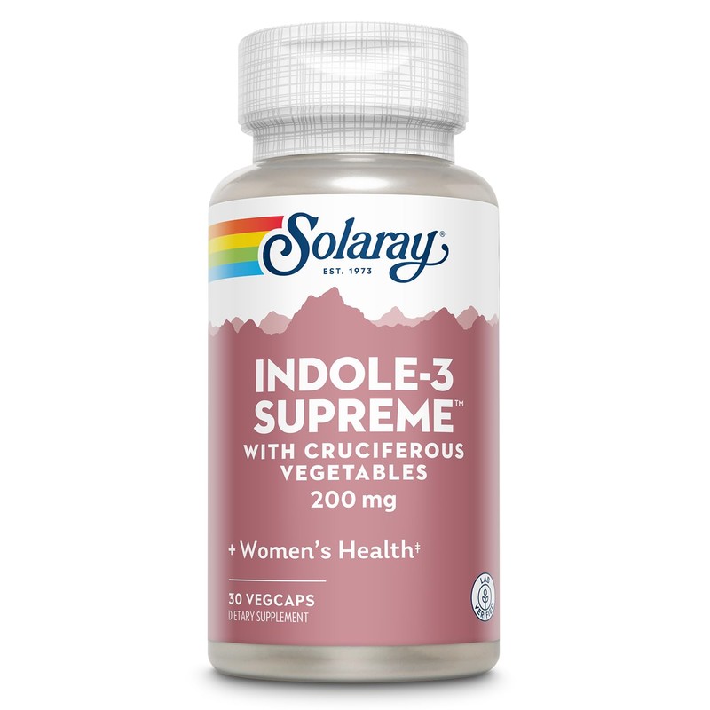 SOLARAY Indole-3 Supreme with Cruciferous Vegetables - Women's Health Support
