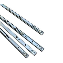 GTV Metal Ball Bearing Drawer runner Pr 246mm draw depth for 17mm (2 Pairs)