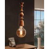 Eglo AVOLTRI Hanging Light Wood 60 W, Oak
