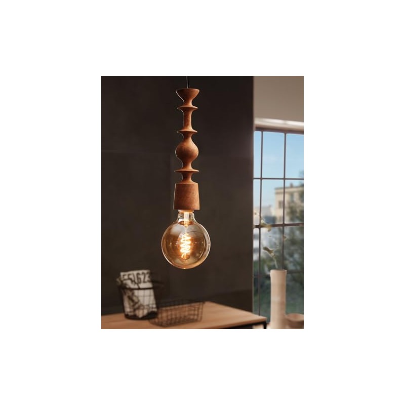Eglo AVOLTRI Hanging Light Wood 60 W, Oak