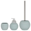 Sealskin Convex Soap Dispenser, Ceramic, Light Blue, 10.7 x 15