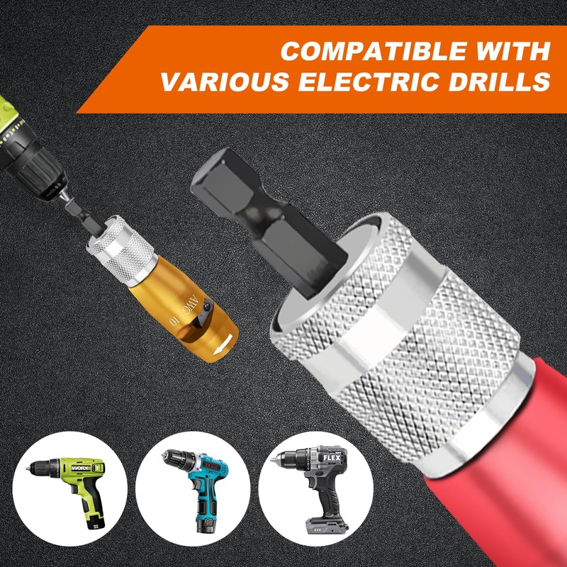 Wire Strippers for Drill, 2024 US Standard 10-14 AWG Wire