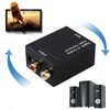 Optical Coaxial Toslink Digital to Analog Audio Converter Adapter L/R