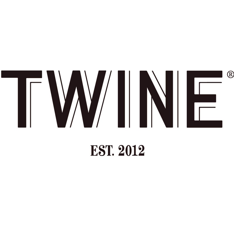 Twine Aqua Bubble Stemless Wine Glass Set, 12 oz, Blue