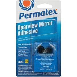 Permatex 81844-12PK Professional Strength Rearview Mirror Adhesive (Pack of 12)