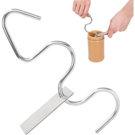 Peanut Butter Stirrer Nut Butter Stirrer, 1Pc Stainless Steel Butter Stirrer, Stainless Steel Butter Mixer Peanut Butter Stirrer Nut Butter Stirrer, Stainless Steel Peanut Butter Manual Stirrer