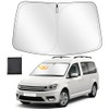 ZATOOTO Windshield Sun Shade Custom Fit for VW Caddy 2003-2020,