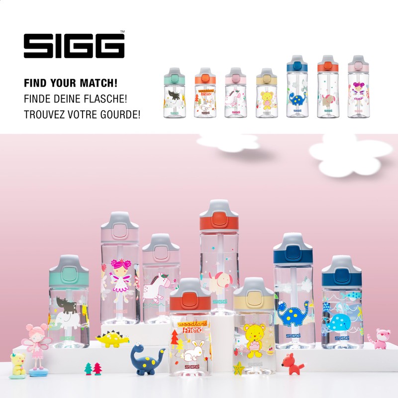 Sigg - Aluminium Kids Water Bottle - Miracle Ocean Friend