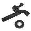 Wall Mount Faucet, Water Faucet Glossy Black for Gardens (for