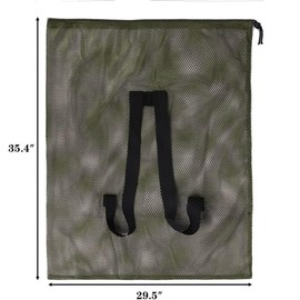 MOPHOEXII Decoy Bag for Duck Goose Turkey Waterfowl Hunting,Mesh Decoy Bag with Adjustable Straps,Duck Hunting Accessories (Army Green-2 Packs)