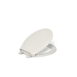 KOHLER 4639-RL-47 Cachet ReadyLatch Round Toilet Seat Soft Close, Almond