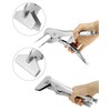 QWORK 10" Locking Sheet Metal Clamp, 2 Pack Welding Locking