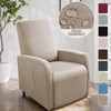 Waterproof Small Recliner Chair Covers, 4 Piece Stretch Recliner Slipcovers