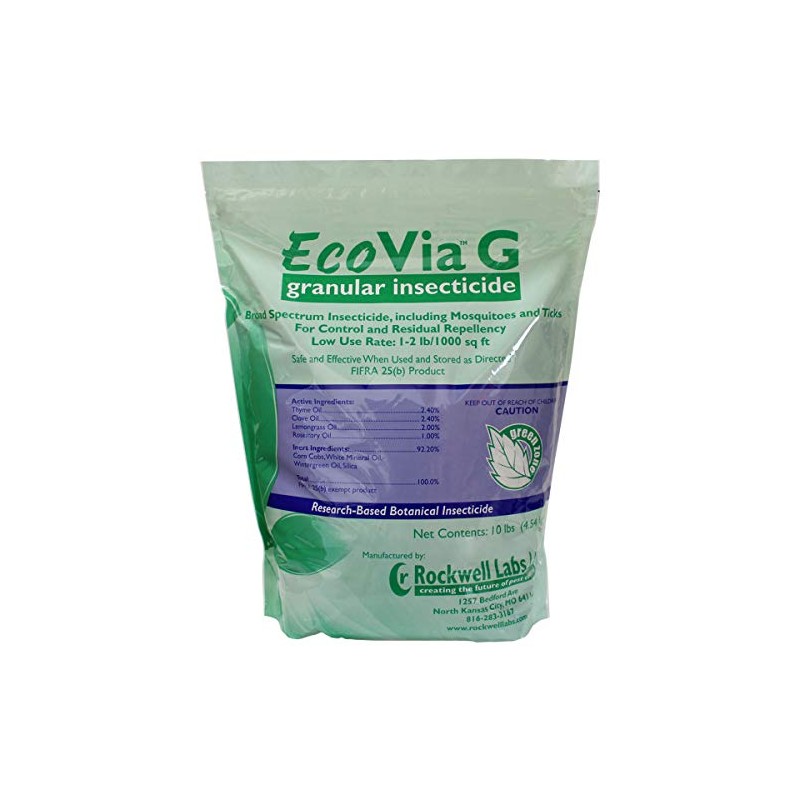 Rockwell Labs EVGI010 EcoVia G Granular Insecticide, White