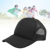 Man Baseball Cap Breathable Mesh Sun Protection High Top Adjustable
