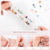 RUBY Multicolour 400pcs Beads for Threading Crystals Beads for Bracelets