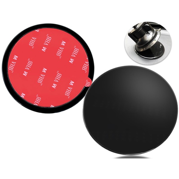 2 Pack 73mm Strong Adhesive Dashboard Pad Mounting Disk for