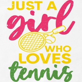 CafePress Tennis Girl Player Loves Tennis Racket Light Kitchen Apron with Pockets, Grilling Apron, Baking Apron