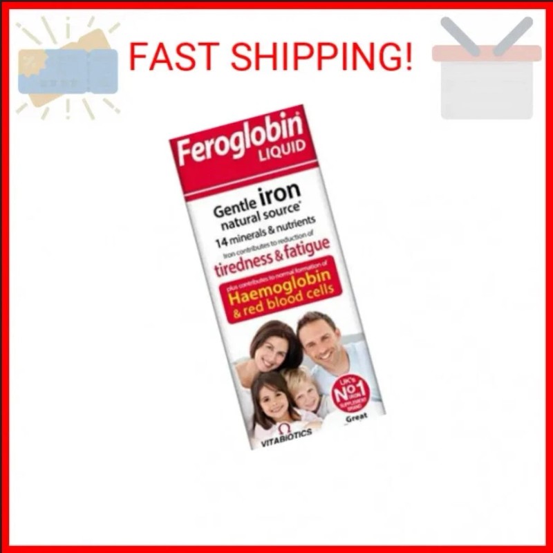 Feroglobin Gentle Iron and Nutrient Liquid - Big Bottle (500ml)