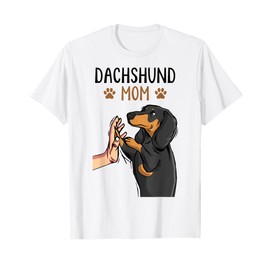 Dachshund Mom Funny Weenie Mama Dog Lover Women T-Shirt