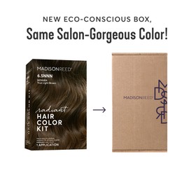 Madison Reed Radiant Hair Color Kit - 6.5NNN Medium Brown with Warm Golden Undertones (Novara Light Brown), 100% Gray Hair Coverage | PPD-Free & Ammonia-Free, 1 Pack