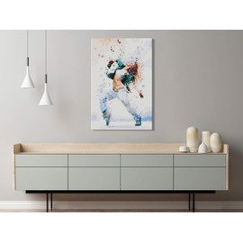 murando - Painting by Numbers Abstract Dancing Girls Colourful 40 x 60 cm Painting Set with Wooden Frame on Canvas for Adults Children Painting Hand Painted Kit DIY Gift Decoration