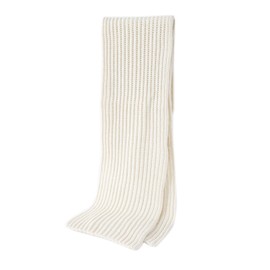 Winter Merino Wool Hat and Scarf Set for Men, Warm Knit Beanie Hats Long Scarves Set for Women Men (Beige)