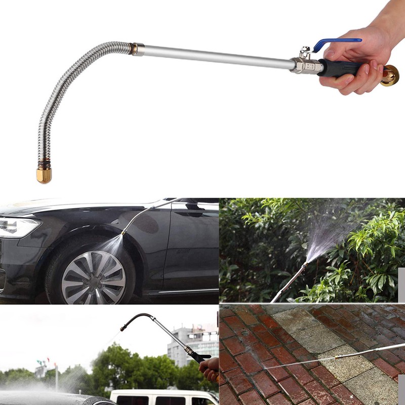 Water Jet High Pressure Washer Spray Nozzle Car Washing Tube