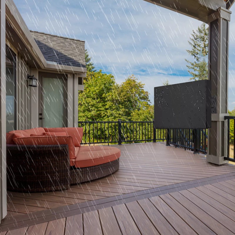 RedTagTown 60-65 inch Outdoor TV Cover Waterproof Dustproof Television Screen