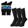 Dr. Shawl Men's Crew Socks, Antibacterial, Ribbon, 9.8 - 11.0