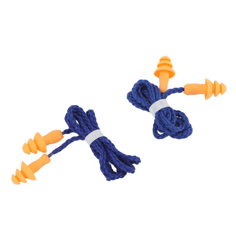 2Pcs Earplug Soft Silicone Ear Plug Tree Design Noise Reduction