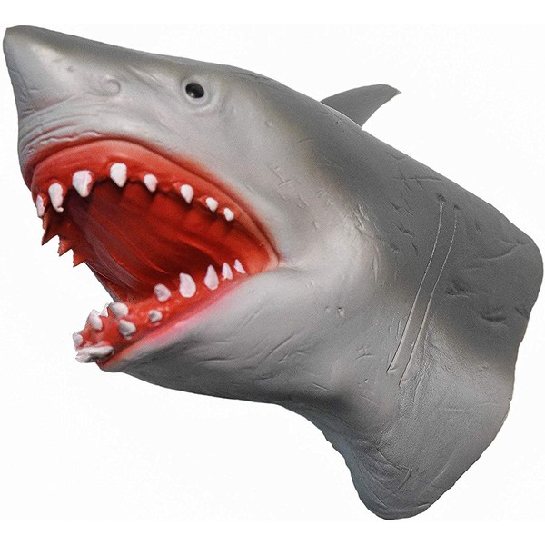 Yolococa Shark Hand Puppet Realistic Latex Animal Hand Puppets for Children Instagram Toys