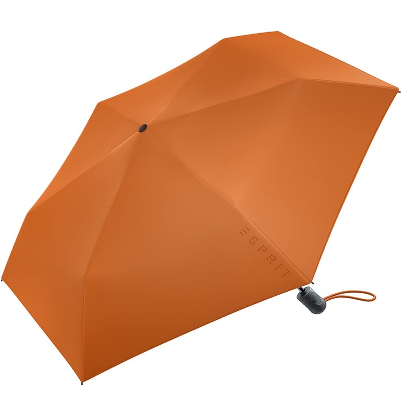 ESPRIT Easymatic Slimline Pocket Umbrella Open/Close Automatic FJ 2022, Burnt