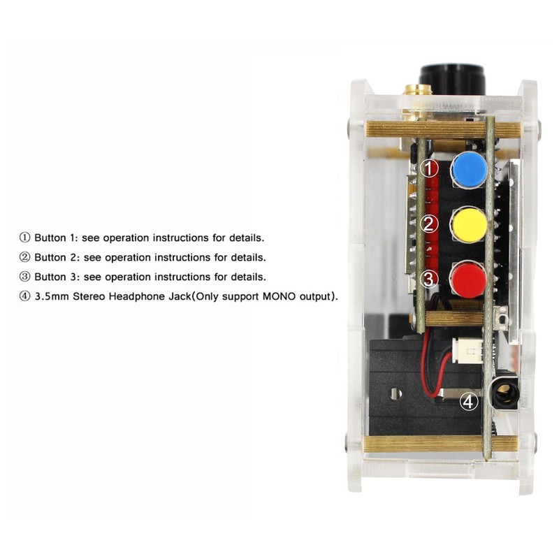 Full Band Sound Receiver Kit 2 Way Amp System Soldering