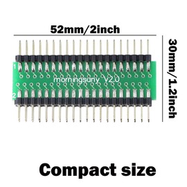 GINTOOYUN IDE Hard Drive Adapter 40 Pin Male to Male 3.5" Desktop PC PATA Port Card for 3.5" IDE Interface Hard Drive