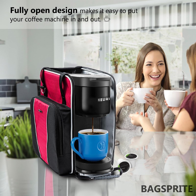 BAGSPRITE Keurig K-Express & K-Iced Coffee Maker Travel Bag with