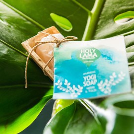 Holy Lama Naturals Yogi Guest Soap, 12 x 20g Neem & Tulsi Ayurvedic Soap bars