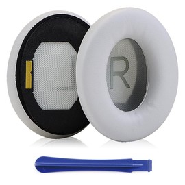 MOLGRIA QC45 - almohadillas para orejas de repuesto para auriculares Bose QuietComfort 45 QC45 Quiet Comfort SE (humo blanco)