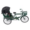 Rickshaw Model Retro Design Decorative Interesting Alloy 3 Wheel Rickshaw