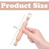 4 PCS Small Rolling Pin, Clay Rolling Pin, Mini Rolling