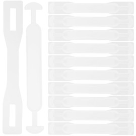 DOITOOL 100pcs Cardboard Box Handle Case Paper Box Handle Plastic Carry Handle Replacement Lift Handle for Carrying and Moving