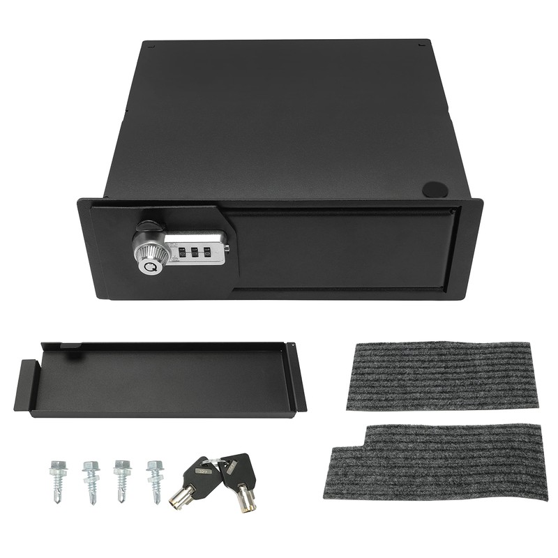 Storage Box Center Console Gun Safe Compatible with 2009-2014 Ford