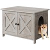 Shintenchi Cat Littler Box Enclosure, Litter Box Furniture Hidden with