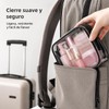 Set de 3 Bolsas de Maquillaje Transparentes de Viaje
