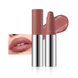 KXmzeG Matte Brown Lipstick Crayon Lip Makeup – High Pigment, Non-Drying Velvet Lipstick For Women, Muted Nude Brown Lip Liner Pencil, Waterproof Long Lasting 01#