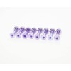 INSTSK8 Axle Nut Set Skateboard Skateboard Hex 1 Inch Screw