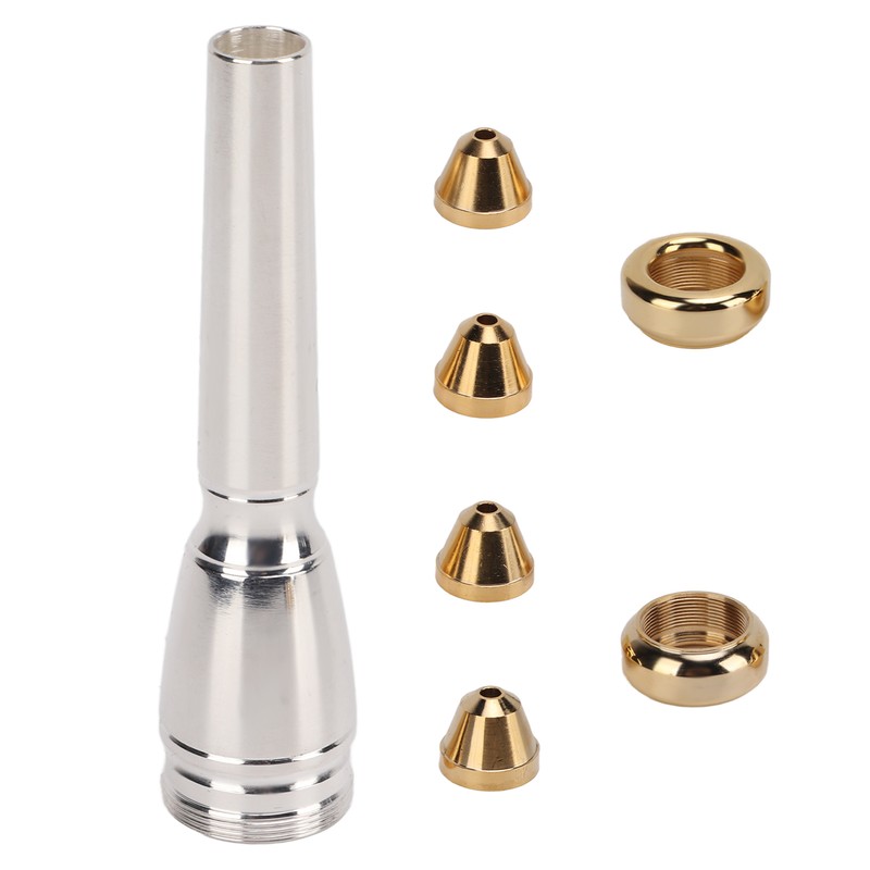 Trumpet Mouthpiece Set Polished Metal Trumpets Part 3C 3B 2C