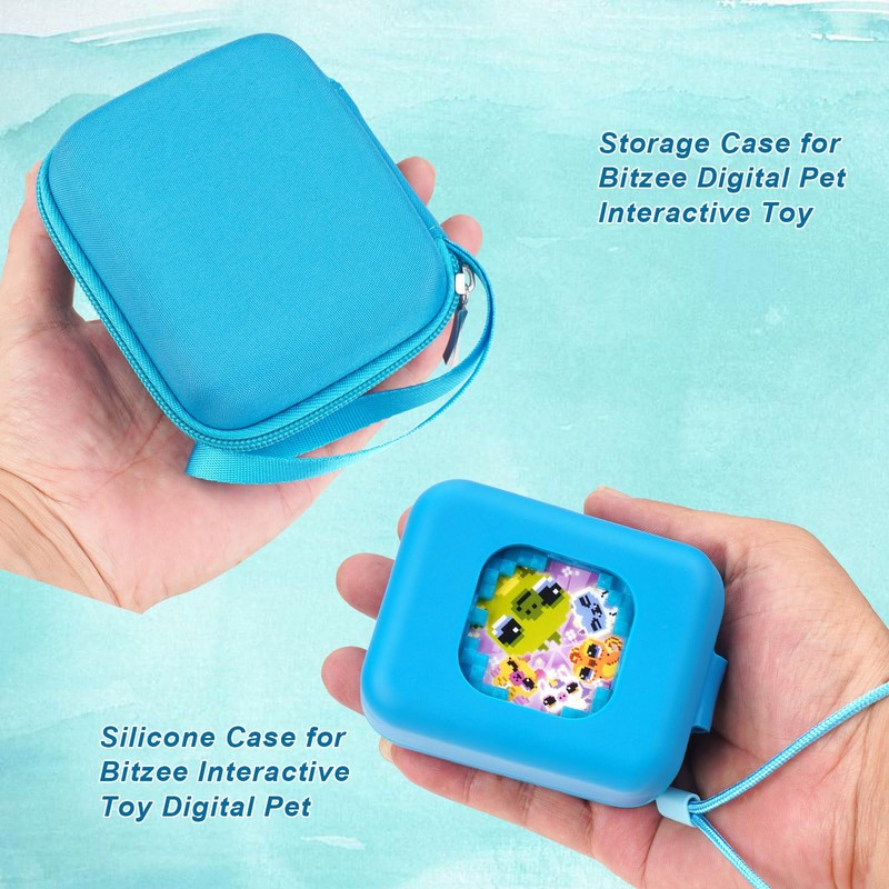 MGZNMTY Carrying Case and Silicone Case for Bitzee Magicals Interactive