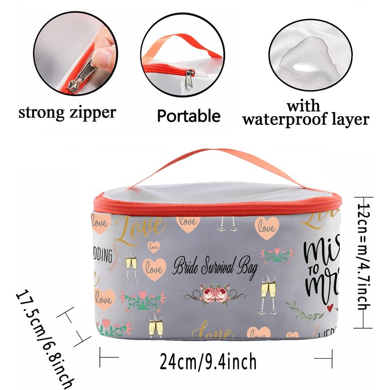 PXTIDY Wedding Day Emergency Kit Miss to Mrs Bride Survival